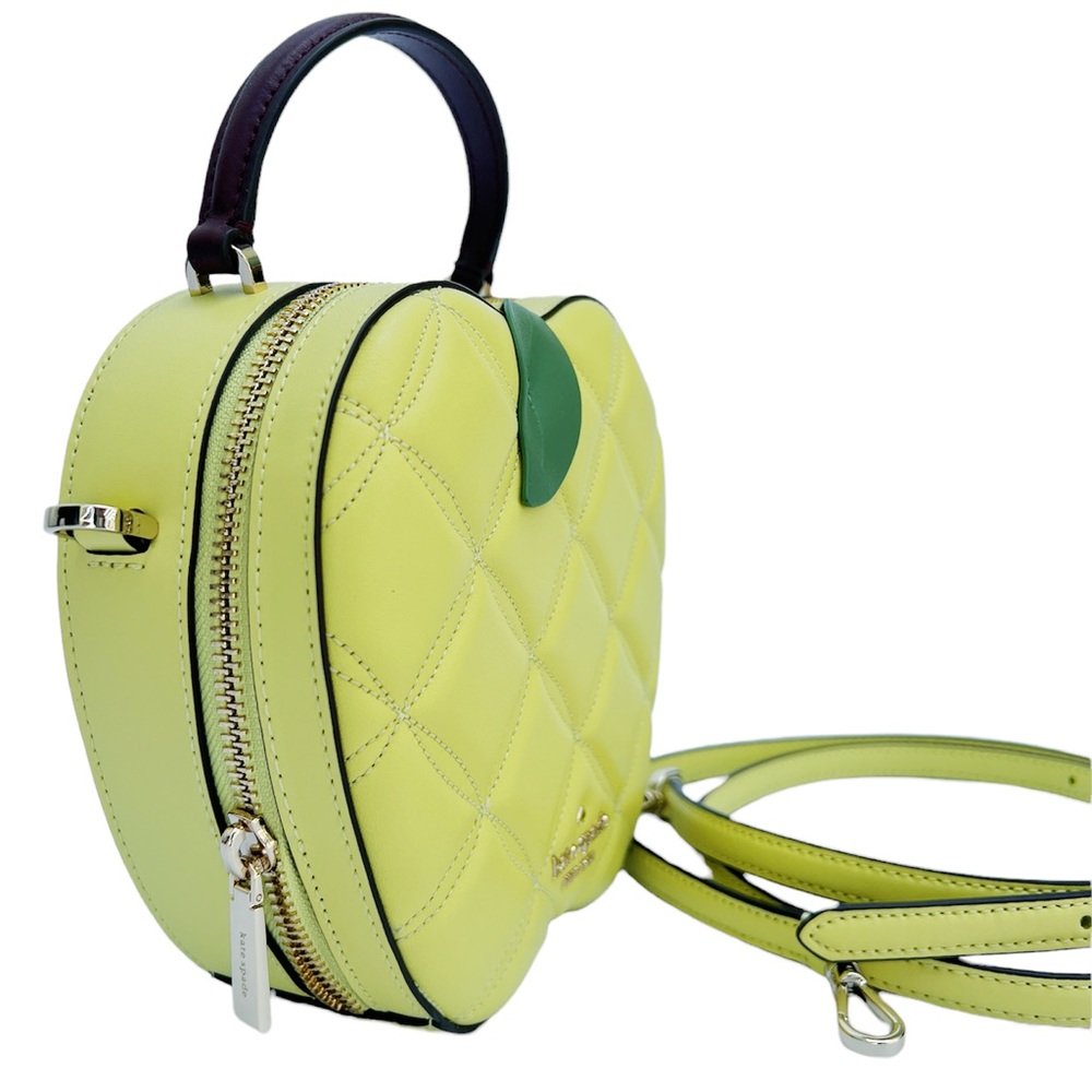 Kate Spade Novelty Crossbody Quilted Leather Green Multi - Picture 5 of 7